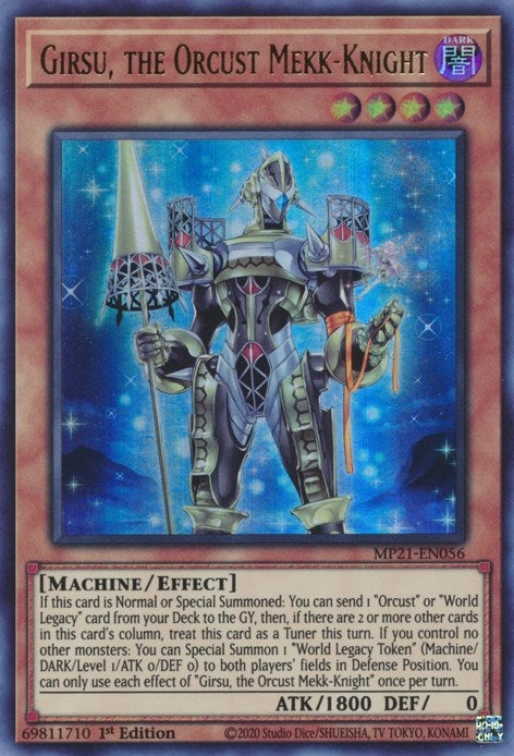 Image for Girsu, the Orcust Mekk-Knight (MP21-EN056) (2021 Tin of Ancient Battles) - YuGiOh