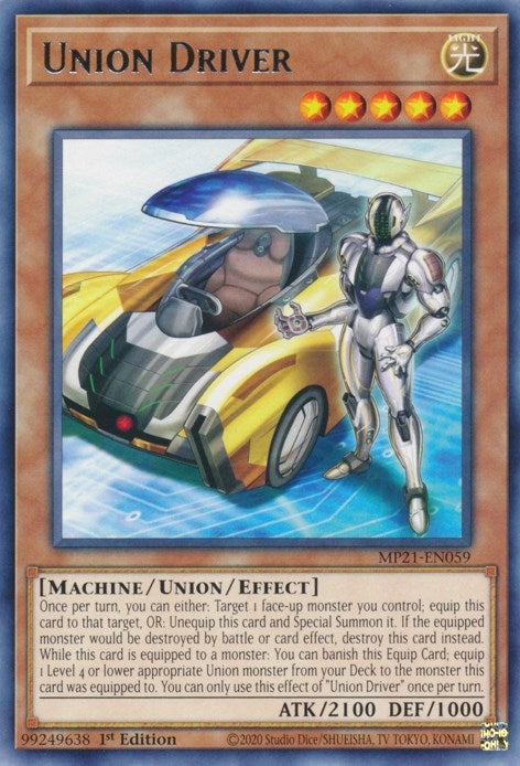 Image for Union Driver (MP21-EN059) (2021 Tin of Ancient Battles) - YuGiOh