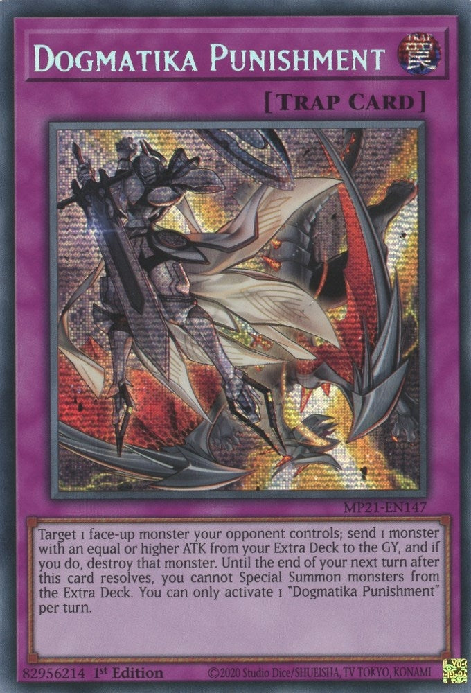 Image for Dogmatika Punishment (MP21-EN147) (2021 Tin of Ancient Battles) - YuGiOh