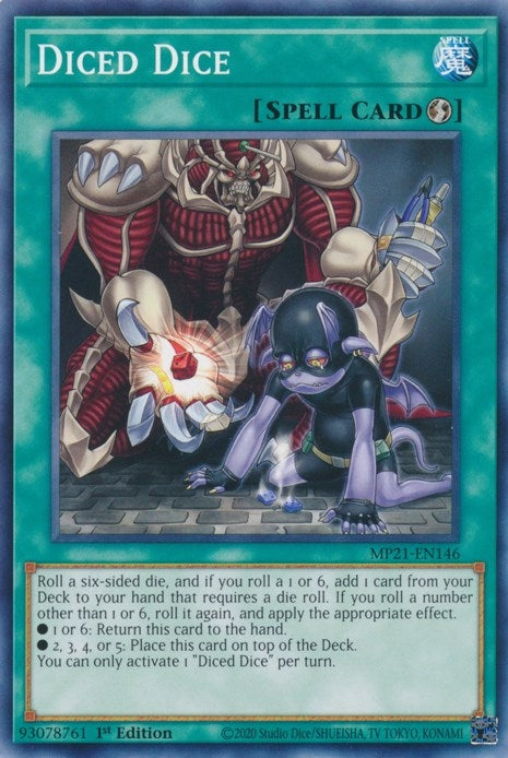 Image for Diced Dice (MP21-EN146) (2021 Tin of Ancient Battles) - YuGiOh