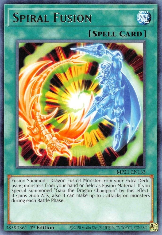Image for Spiral Fusion (MP21-EN133) (2021 Tin of Ancient Battles) - YuGiOh