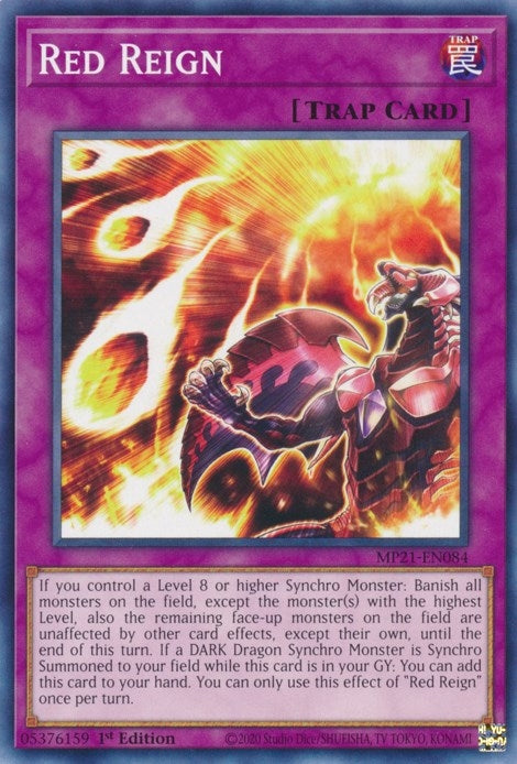 Image for Red Reign (MP21-EN084) (2021 Tin of Ancient Battles) - YuGiOh