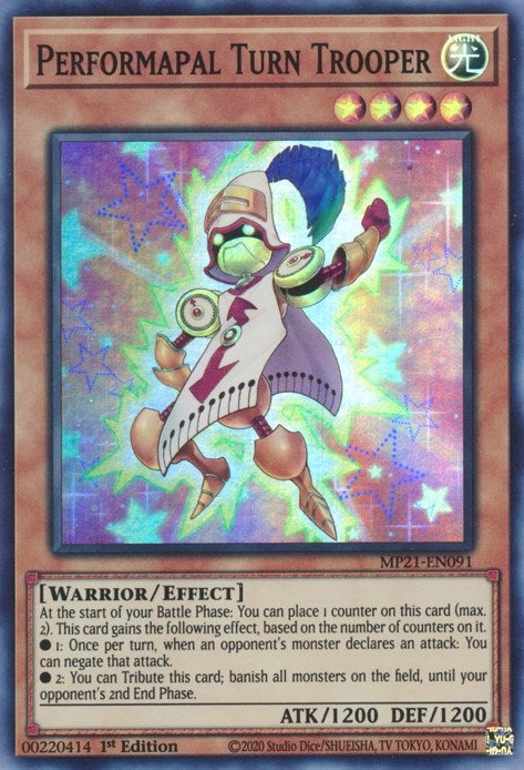 Image for Performapal Turn Trooper (MP21-EN091) (2021 Tin of Ancient Battles) - YuGiOh