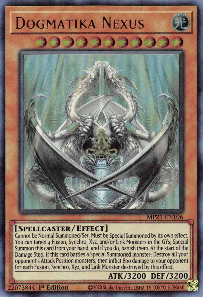 Image for Dogmatika Nexus (MP21-EN106) (2021 Tin of Ancient Battles) - YuGiOh