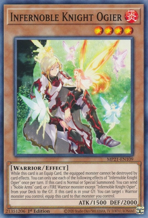 Image for Infernoble Knight Ogier (MP21-EN109) (2021 Tin of Ancient Battles) - YuGiOh