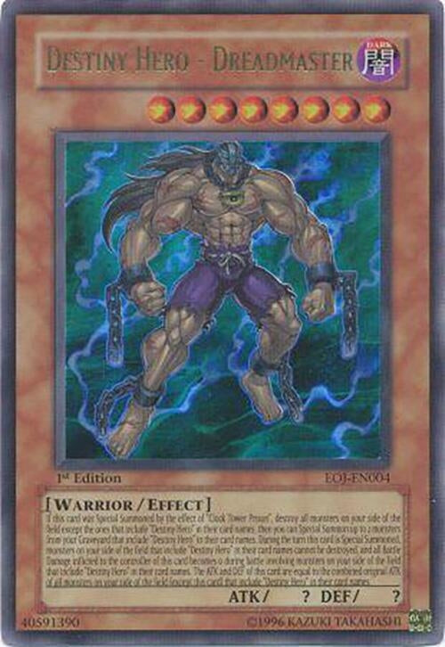 Image for Destiny Hero - Dreadmaster (EOJ-EN004) (Enemy of Justice) - YuGiOh