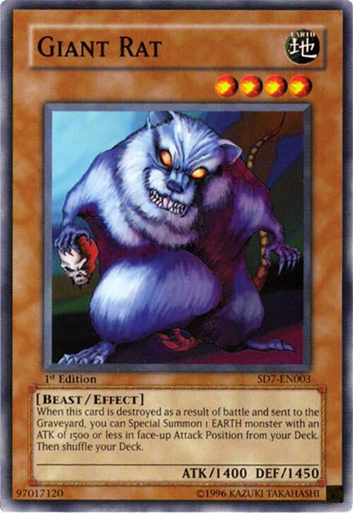 Image for Giant Rat (SD7-EN003) (Structure Deck: Invincible Fortress) - YuGiOh