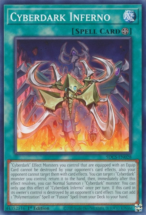 Image for Cyberdark Inferno (SDCS-EN028) (Structure Deck: Cyber Strike) - YuGiOh