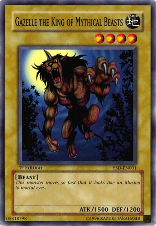 Image for Gazelle the King of Mythical Beasts (YSD-EN001) (Starter Deck 2006) - YuGiOh