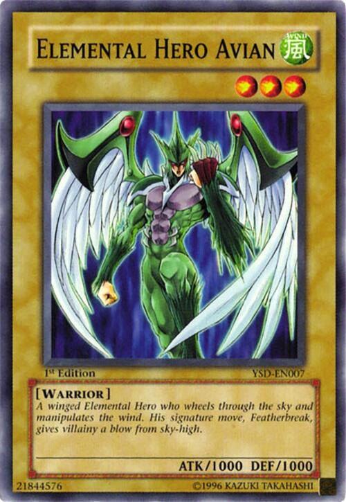Image for Elemental Hero Avian (YSD-EN007) (Starter Deck 2006) - YuGiOh