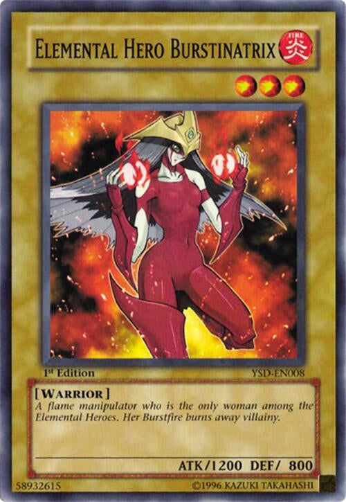 Image for Elemental Hero Burstinatrix (YSD-EN008) (Starter Deck 2006) - YuGiOh