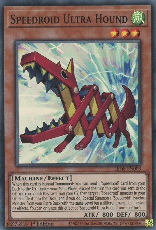 Image for Speedroid Ultra Hound (LED8-EN003) (Legendary Duelists: Synchro Storm) - YuGiOh