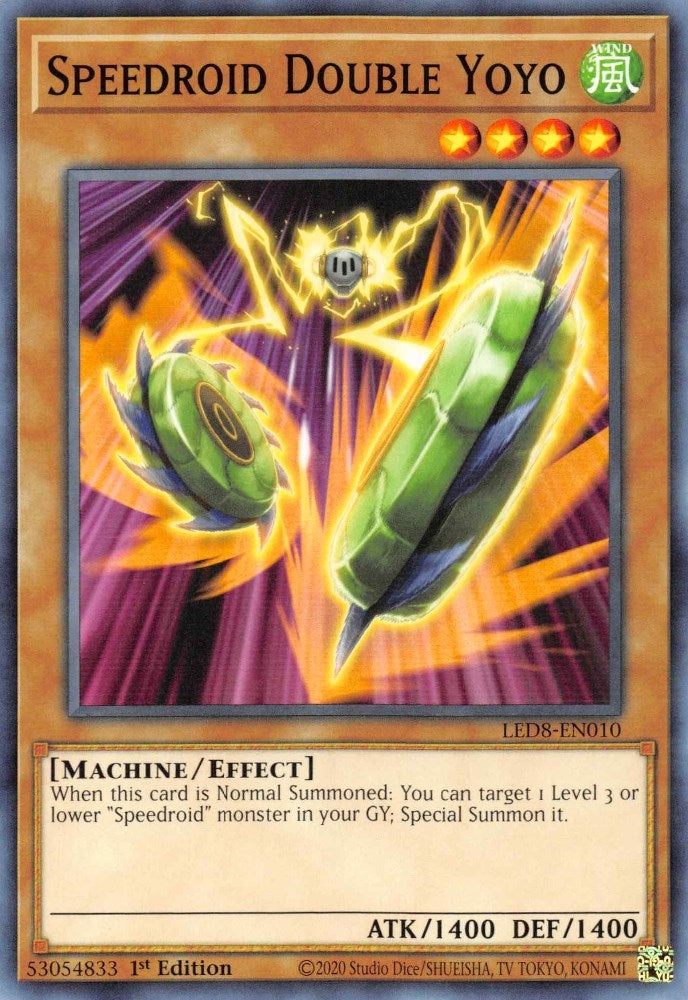Image for Speedroid Double Yoyo (LED8-EN010) (Legendary Duelists: Synchro Storm) - YuGiOh