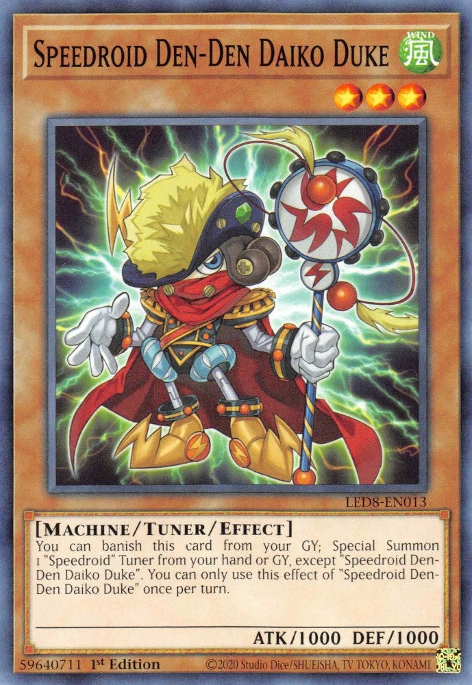 Image for Speedroid Den-Den Daiko Duke (LED8-EN013) (Legendary Duelists: Synchro Storm) - YuGiOh