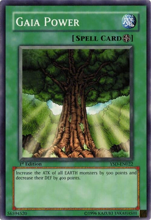 Image for Gaia Power (YSD-EN022) (Starter Deck 2006) - YuGiOh