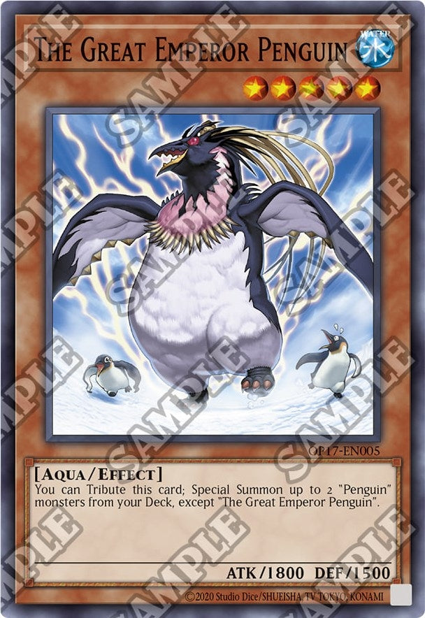 Image for The Great Emperor Penguin (OP17-EN005) (OTS Tournament Pack 17) - YuGiOh