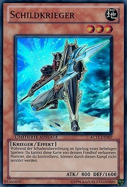 Image for Shield Warrior (German) - "Schildkrieger" (AC11-DE007) (Advent Calendar 2011 (Adventskalender)) - YuGiOh