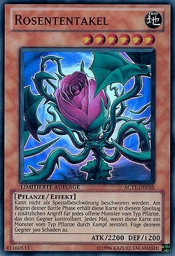 Image for Rose Tentacles (German) - "Rosententakel" (AC11-DE010) (Advent Calendar 2011 (Adventskalender)) - YuGiOh