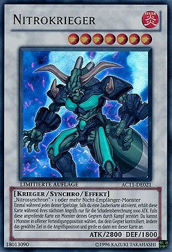 Image for Nitro Warrior (German) - "Nitrokrieger" (AC11-DE021) (Advent Calendar 2011 (Adventskalender)) - YuGiOh