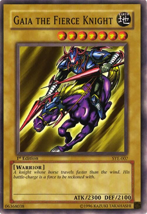 Image for Gaia The Fierce Knight (SYE-007) (Starter Deck: Yugi Evolution) - YuGiOh