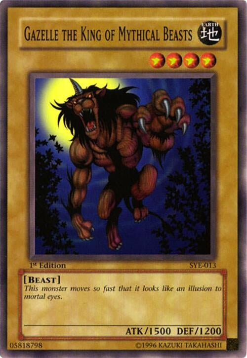 Image for Gazelle the King of Mythical Beasts (SYE-013) (Starter Deck: Yugi Evolution) - YuGiOh