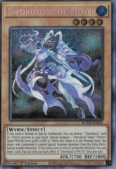 Image for Swordsoul of Mo Ye (BODE-EN003) (Burst of Destiny) - YuGiOh