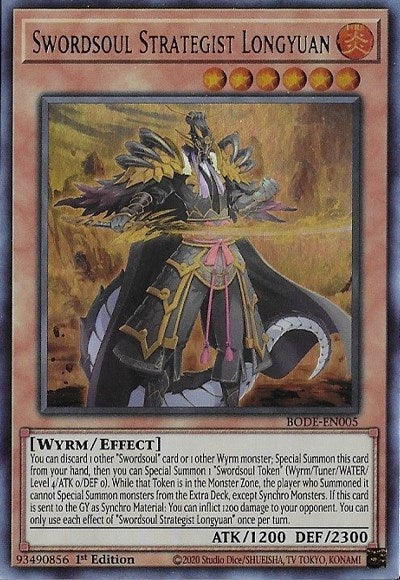 Image for Swordsoul Strategist Longyuan (BODE-EN005) (Burst of Destiny) - YuGiOh