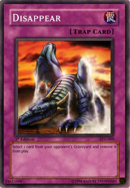 Image for Disappear (SYE-049) (Starter Deck: Yugi Evolution) - YuGiOh