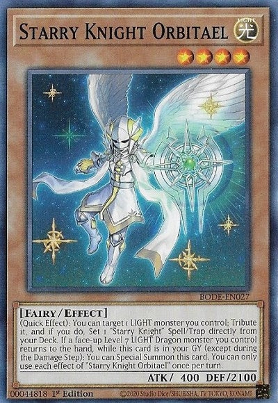 Image for Starry Knight Orbitael (BODE-EN027) (Burst of Destiny) - YuGiOh