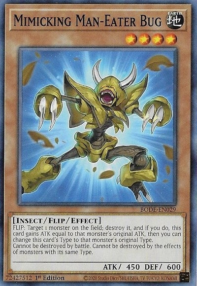 Image for Mimicking Man-Eater Bug (BODE-EN029) (Burst of Destiny) - YuGiOh