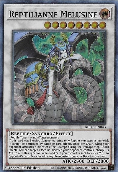 Image for Reptilianne Melusine (BODE-EN043) (Burst of Destiny) - YuGiOh