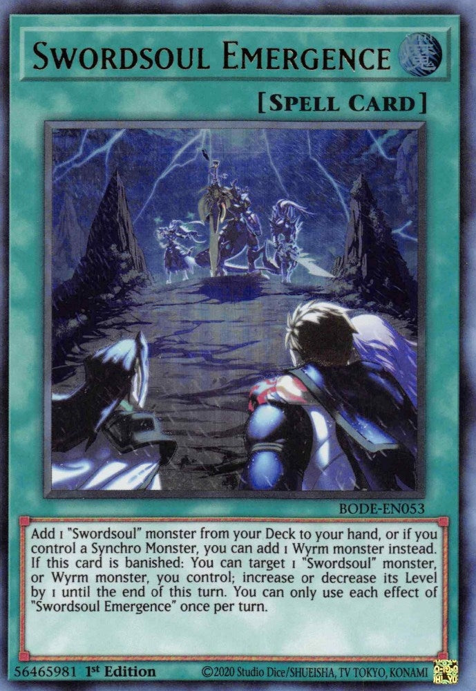 Image for Swordsoul Emergence (BODE-EN053) (Burst of Destiny) - YuGiOh