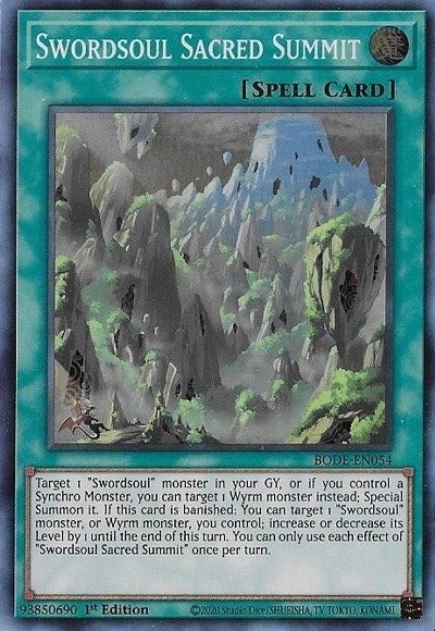 Image for Swordsoul Sacred Summit (BODE-EN054) (Burst of Destiny) - YuGiOh
