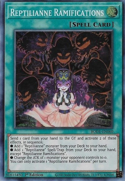 Image for Reptilianne Ramifications (BODE-EN060) (Burst of Destiny) - YuGiOh