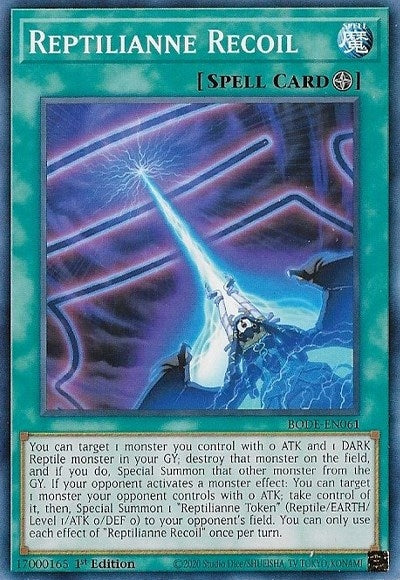 Image for Reptilianne Recoil (BODE-EN061) (Burst of Destiny) - YuGiOh