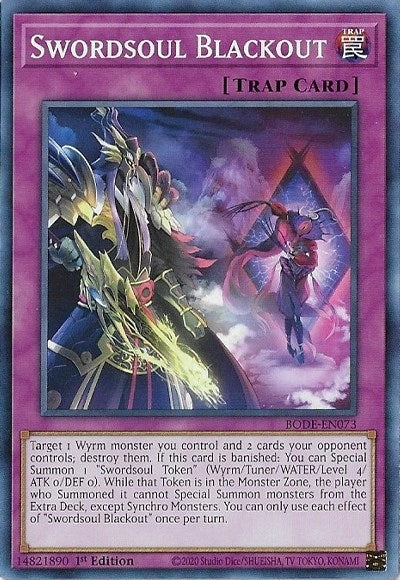 Image for Swordsoul Blackout (BODE-EN073) (Burst of Destiny) - YuGiOh
