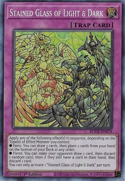 Image for Stained Glass of Light & Dark (BODE-EN078) (Burst of Destiny) - YuGiOh