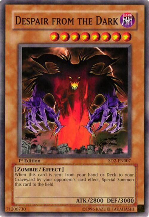 Image for Despair from the Dark (SD2-EN007) (Structure Deck: Zombie Madness) - YuGiOh