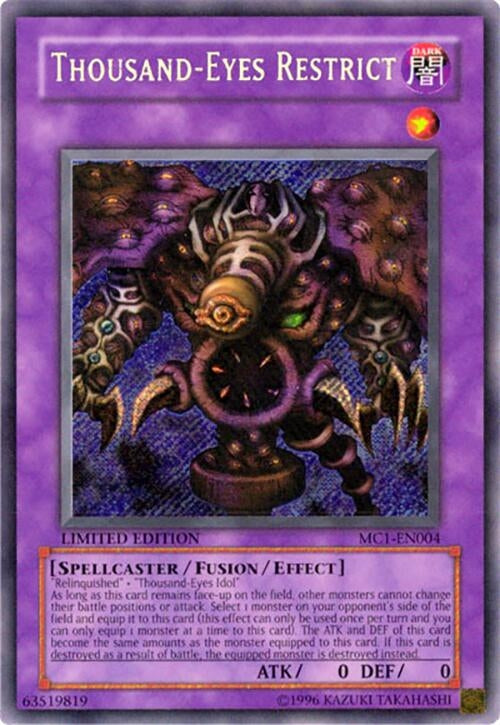 Image for Thousand-Eyes Restrict (MC1-EN004) (Master Collection Volume 1) - YuGiOh