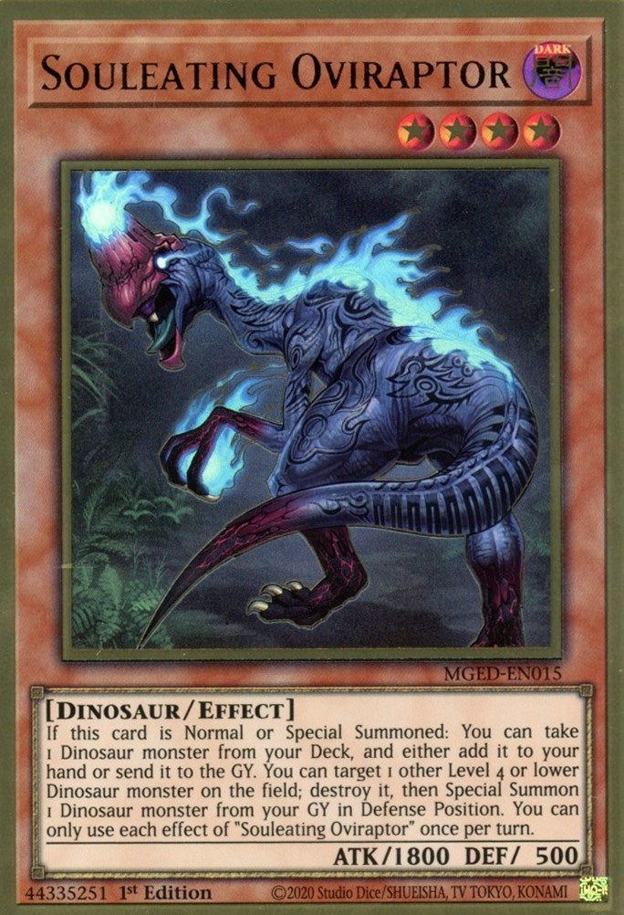 Image for Souleating Oviraptor (MGED-EN015) (Maximum Gold: El Dorado) - YuGiOh