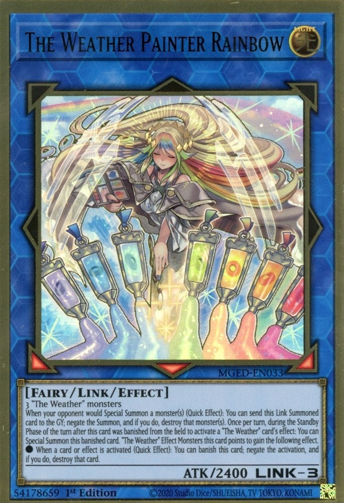 Image for The Weather Painter Rainbow (MGED-EN033) (Maximum Gold: El Dorado) - YuGiOh