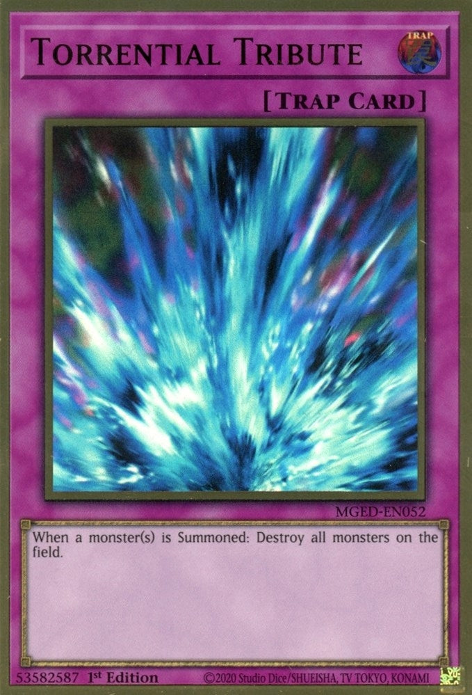 Image for Torrential Tribute (MGED-EN052) (Maximum Gold: El Dorado) - YuGiOh
