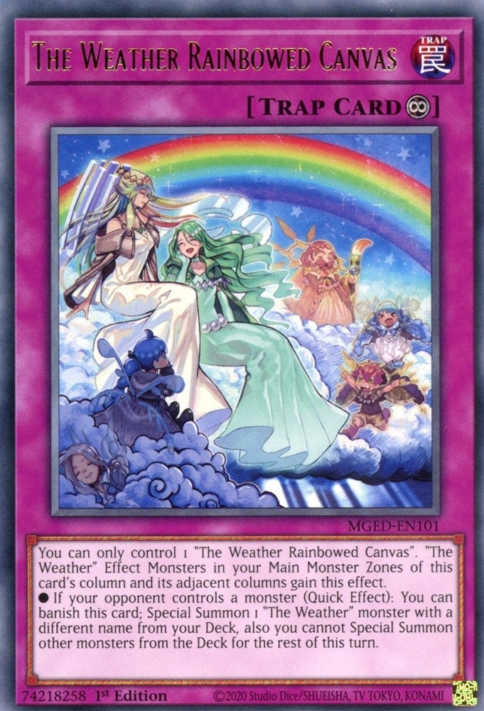Image for The Weather Rainbowed Canvas (MGED-EN101) (Maximum Gold: El Dorado) - YuGiOh