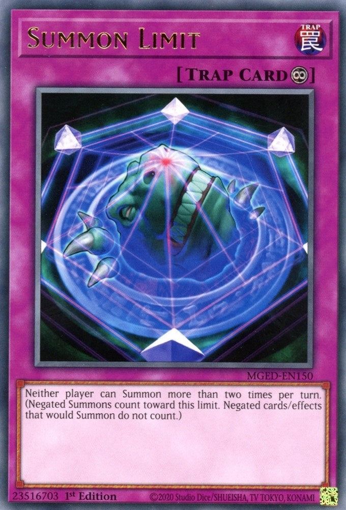 Image for Summon Limit (MGED-EN150) (Maximum Gold: El Dorado) - YuGiOh