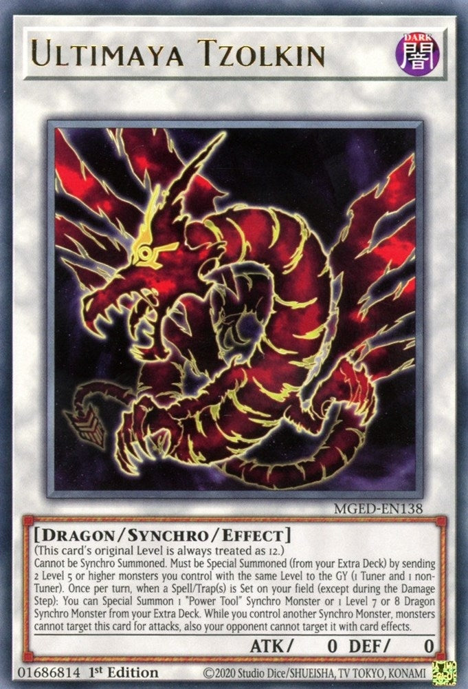Image for Ultimaya Tzolkin (MGED-EN138) (Maximum Gold: El Dorado) - YuGiOh