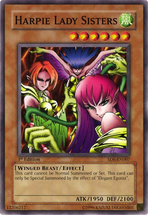 Image for Harpie Lady Sisters (SD8-EN007) (Structure Deck: Lord of the Storm) - YuGiOh
