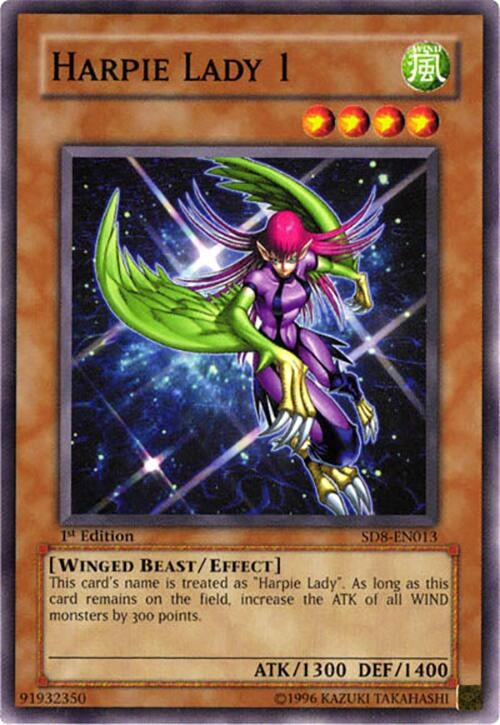 Image for Harpie Lady 1 (SD8-EN013) (Structure Deck: Lord of the Storm) - YuGiOh