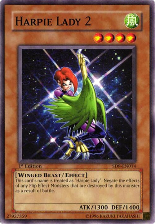 Image for Harpie Lady 2 (SD8-EN014) (Structure Deck: Lord of the Storm) - YuGiOh