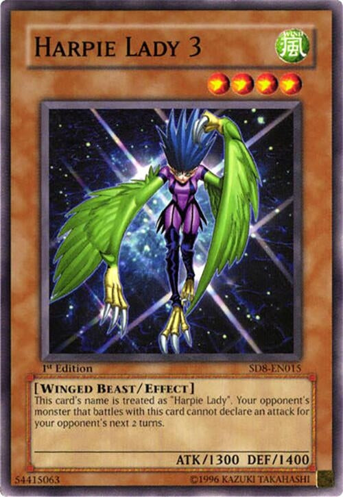 Image for Harpie Lady 3 (SD8-EN015) (Structure Deck: Lord of the Storm) - YuGiOh