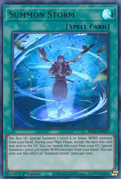 Image for Summon Storm (BROL-EN015) (Brothers of Legend) - YuGiOh